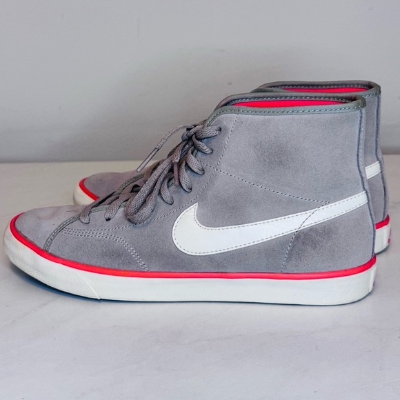 NIKE Retro Primo Court Mid Gray /Orange Suede - Picture 5 of 15